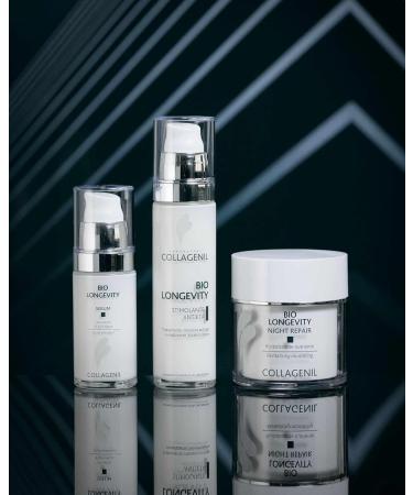 Collagenil Bio Longevity Serum Anti-Aging Treatment with Glutathione and Astaxantine Wrinkle Reduction Biostimulating revitalizing Radiance 1.01 fl oz - Buy Online on GoSupps.com