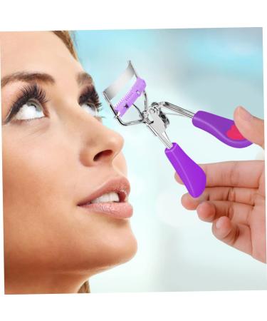 1PC Eyelash Curler with Comb - Steel Wide Angle Eye Makeup Tool for Women & Girls - Perfect Lashes in Purple - Buy Online on GoSupps.com