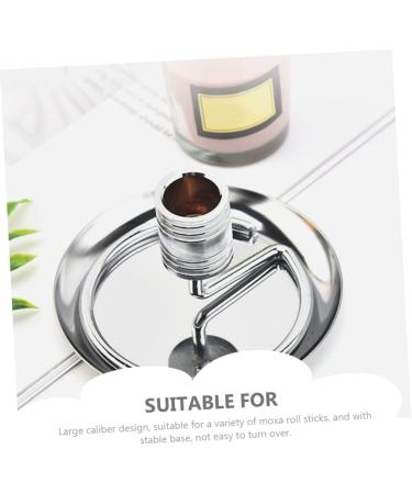Beavorty Moxa Seat Incense Burner Set - Stainless Steel Moxa Bar Holder for Moxibus Tunnel & Fire Extinguisher - International Shipping Available - Buy Online on GoSupps.com