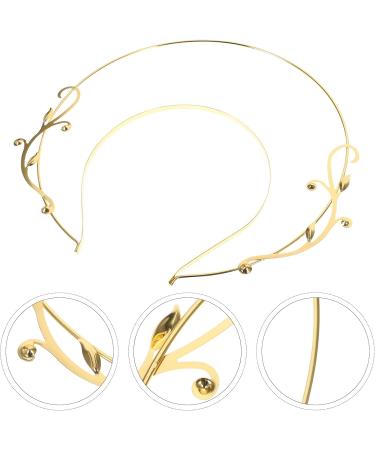 FRCOLOR Halo Crown Headband Golden Halo Crown Goddess Tiaras Headband Bridal Wedding Headpiece for Women Golden 2 - Buy Online on GoSupps.com