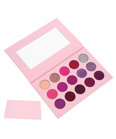 Outanaya 15 Eyeshadow Palette Glitter Eyeshadow Woman Eyeshadow Compact Purple Eyeshadow Compact
