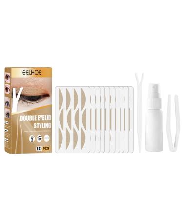 HEPYLAIFU eyelid tape for hooded eyes Glue-Free Eyelid Lifter Strips Long-lasting Self-Adhesive Eyelid Tape Breathable Clip Set 60pairs N