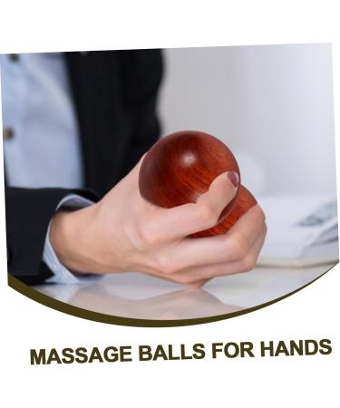Gleavi 4-Piece Wooden Muscle-Stretch Ball Set | Chinese Stress & Massage Balls for Fitness | Bamboo Bouncing Balls Online - Buy Online on GoSupps.com