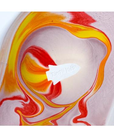 Zimpli Kids Large Rocket Bath Bomb with Flame Special Effect - Birthday Gift for Boys & Girls | Fizzing Bath Toy for Moisturizing Dry Skin | Montessori Toy for Age 3 - Buy Online on GoSupps.com