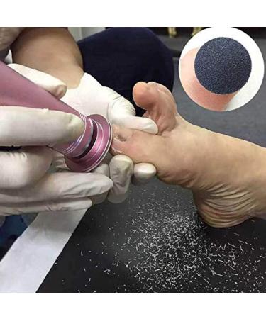 Electric Foot Callus Remover Machine with 120pcs Sandpaper Disks - Professional Pedicure Tool for Dry, Dead Skin - Speed Adjustable - Pink - Buy Online on GoSupps.com