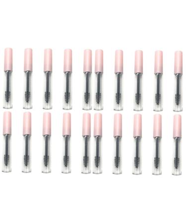 FOYTOKI 20 Pcs Air Traffic Control DIY Mascara Bottles Eyelash Tube Eyelash Mascara Gold Makeup The Pet Pink