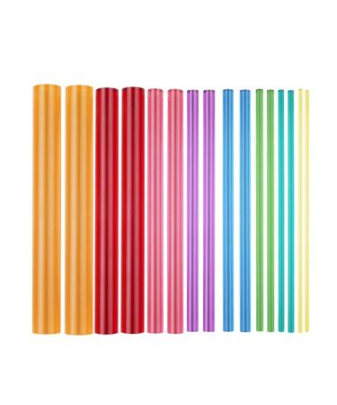 Warmshine 16 Pcs Mandala Dotting Tools  Acrylic Rods Mandala Painting Dotting Pen Set Rocks Painting Clay DIY Nail Art Dotting Supplies