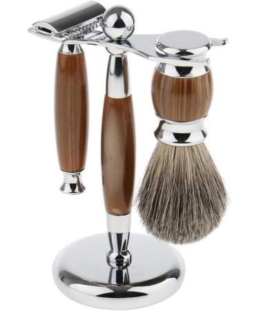 Backbayia Stainless Steel Shaving Brush Holder for Men - Professional Barber Hair Salon Accessory #2 - Buy Online on GoSupps.com