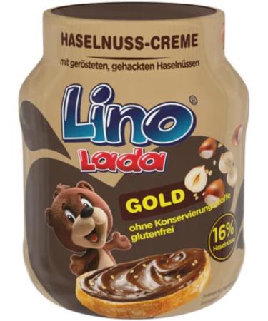 Lino Lada Gold Milk and Hazelnut Cream Chocolate Spreads 350g x 3 pieces with Pufai Grocery - Buy Online on GoSupps.com