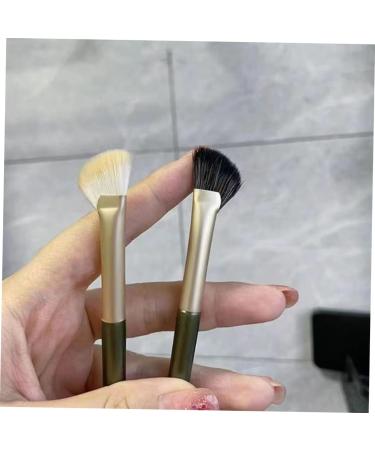 FRCOLOR 8 Pcs Semi-Fan Shaped Nose Shadow Brush Set - Makeup Brushes for Precision Highlighting | International Shipping Available - Buy Online on GoSupps.com