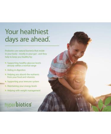 Hyperbiotics Glucose Support - Banaba Extract & Vitamin D3 | 5B CFU | 60 Tablets - Buy Online on GoSupps.com