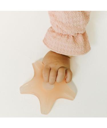 Shop Miraloop Starfish Baby Bite Ring - Food-Safe Silicone Teething Toy for Gum Massage | International Shipping Available - Buy Online on GoSupps.com
