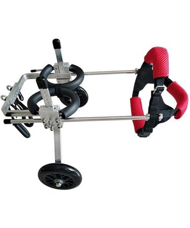 Dog Wheelchair for Back Legs 5 Types Cart Pet Wheelchair for Handicapped Hind Legs Small Dog Cat/Doggie/Puppy Walk Stainless Steel XXS-M (Size : XS) X-Small - Buy Online on GoSupps.com