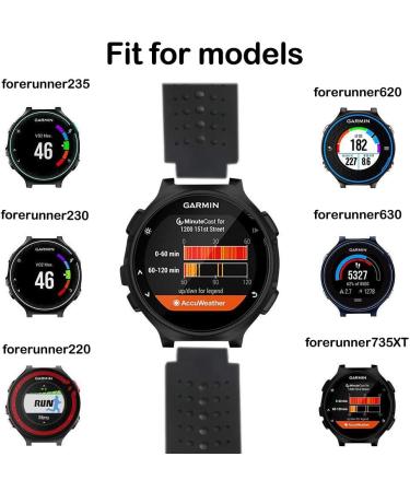 Adjustable Silicone Watch Band for Garmin Forerunner 235 & Approach S20 S5 S6 - Black/White - Buy Online on GoSupps.com