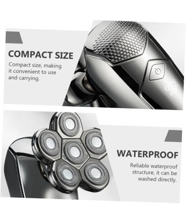 5 Sets Rechargeable Electric Shaver & Beard Trimmer - Portable Handheld Razor for Travel & Personal Care - Buy Online on GoSupps.com