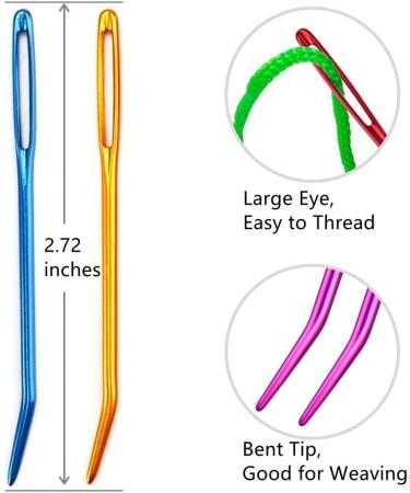 24pcs Yarn Needle Tapestry Needles with Stitch Markers - Big Eye Blunt Knitting Needles for Knitting & Crocheting - Buy Online on GoSupps.com