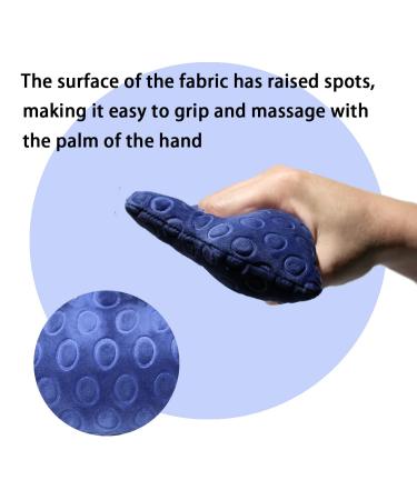 Hand Contracture Cushion Finger Separator - Skin Protection Aid for Elderly & Bedridden Patients | Comfortable Grip Orthosis with Elastic Band - Purple - Buy Online on GoSupps.com