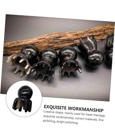 TOVINANNA 3 STK Octopus Massage Comb - Portable Yakin Horn Hairbrush & Cleaning Tool for Ultimate Relaxation | International Shipping Available - Buy Online on GoSupps.com