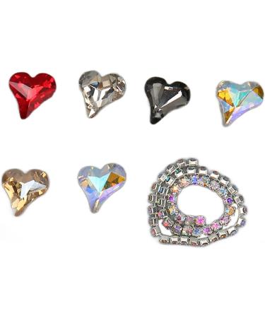 3D Glitter Nail Charms Nail Glitter Charm Rhinestones Ornaments Nail Art Decorations Accessories for DIY Craft Nail Art Design Manicure Decor - Buy Online on GoSupps.com