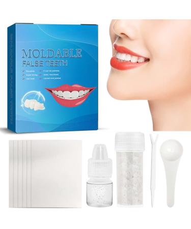 Tooth Repair Kit - A1 Temporary Fake Teeth Replacement Glue Kit for Restoration of Missing & Broken Teeth Replacement Dentures, Moldable Teeth Suitable for Men and Women