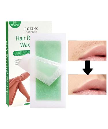 Hair Removal Wax Strips - 20 Durable Washable Waxing Sheets for Face & Body | Unisex Hair Remover for Arms Legs & More - Buy Online on GoSupps.com