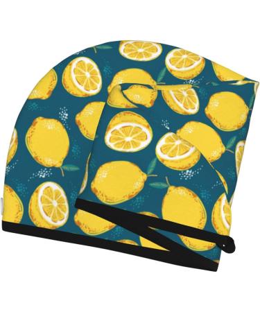 Hair Towel Wrap - Quick Drying Turban with Button | Lemon Hair Drying Towel for Fast Results - Buy Online on GoSupps.com