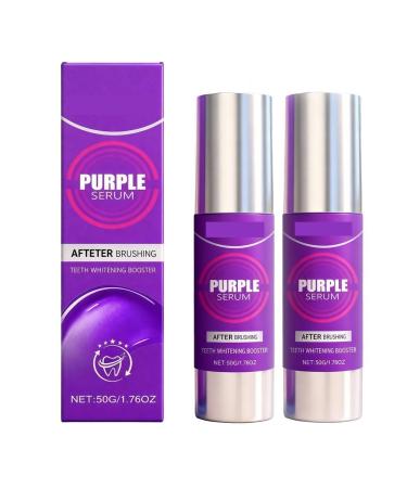 Purple Whitening Toothpaste Removes Plaque and Surface Stains Brightens Teeth Freshens Breath Protects Enamel for Daily Use(4pcs)