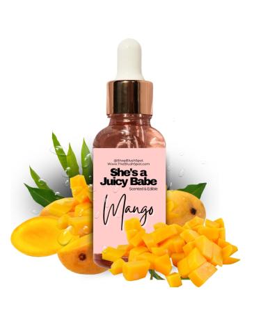 The Blush Spot - Mango Yoni Oil for Women Natural Feminine Care for pH Balance Ingrown Hair Prevention & Moisturizing Sweet Scented Intimate Oil NO Flavor