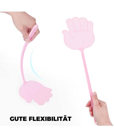 Flying Gossip Mosquito Swatter Set - 6 Durable Palm-Shaped Fly Zappers in Multiple Colors for Effective Insect Defense - Buy Online on GoSupps.com
