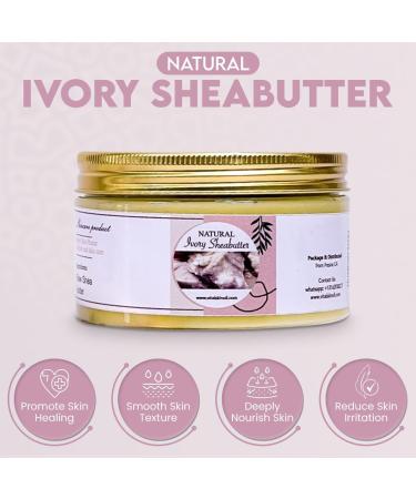 Organic Ivory Shea Butter - Raw African Shea Butter for Skin & Hair | Natural Moisturizer - Buy Online on GoSupps.com