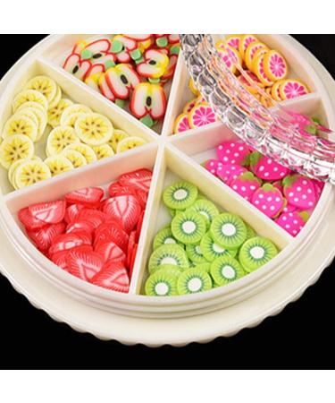 Lurrose Fruit Pattern Nail Art Decor Slices - Colorful DIY Nail Decoration for Girls - Buy Online on GoSupps.com
