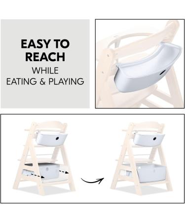 Hauck Alpha+ White Storage Box Set - Set of 2 | Practical Organising Boxes for Highchair - Buy Online on GoSupps.com