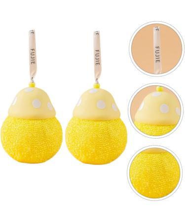 Buy Angoily 2pcs Mushroom Bath Balls - Exfoliating Body Wash Sponge for Kids & Men | International Shipping - Buy Online on GoSupps.com