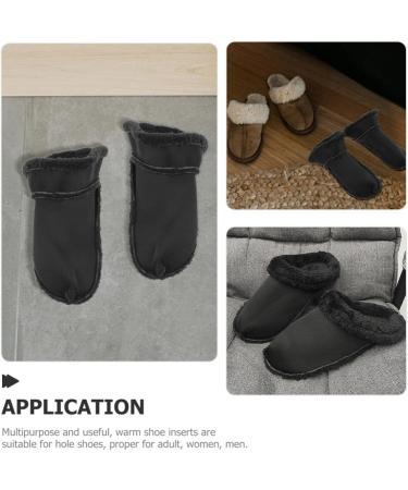 Fuzzy Winter Shoe Inserts - Warm & Comfortable Fluffy Inserts | 1 Pair 26x9CM for All Shoes - Buy Online on GoSupps.com