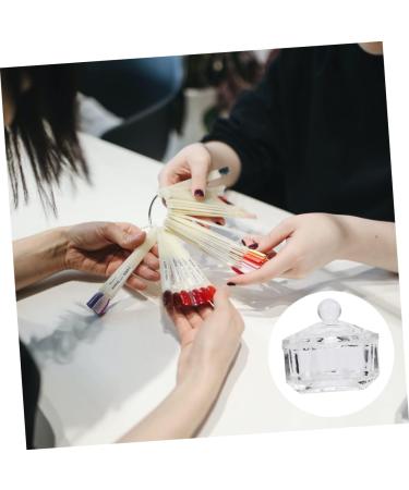 minkissy Nails nail art crystal c glass containers with lids nail dappen c nails glass jar Dappen Dish Bowl acrylic powder dish terrarium nail art tool nail art cs manicure washing Art - Buy Online on GoSupps.com