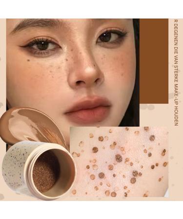 Lunaobrik Speckle Stamp Waterproof Fake Freckle Stamp 7 Grams Natural Looking Fast Drying Coverage Blemishes Sun Kissed Makeup for Women - Buy Online on GoSupps.com