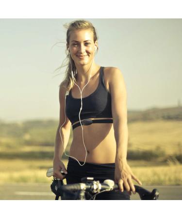 CooSpo Replacement Chest Heart Rate Strap - Soft Adjustable Elastic Universal Size - Compatible with Most Models - Black - Buy Online on GoSupps.com