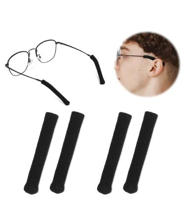 Abrille glasses cover 2 pairs of glasses ear pads cotton cotton soft earrings glasses ear pillow pads anti -slip ears hook for reading glasses run sunglasses running camping