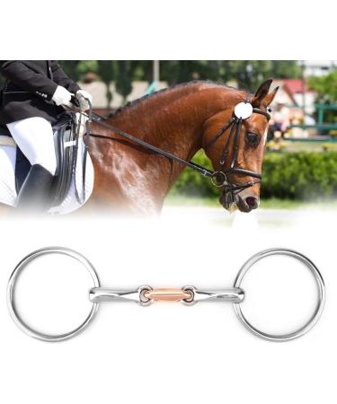 Horse Mouth Bit Stainless Steel Snaffle Bit Horse Ring Hollow Jointed Mouth Loose Thickeness Bit Loose Mouth Bit Roller for Horse Racing Accessory(11.5cm) - Buy Online on GoSupps.com