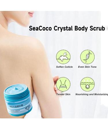 Crystal Bath Scrub Sea Salt Body Scrub Natural Salt Body Scrub Exfoliating Sea Salt Body Scrub Deep Cleansing & Gentle Exfoliation - Buy Online on GoSupps.com