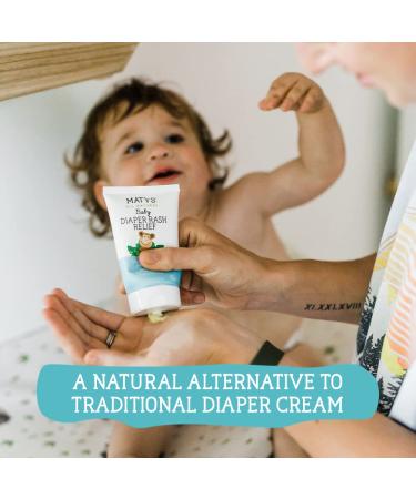 Maty's Baby Diaper Rash Relief Ointment - Made With Organic Ingredients like Lavender  Aloe and Zinc  3.75 Ounce  2 Pack 3.75 Ounce (2 Pack) Diaper Rash - Buy Online on GoSupps.com