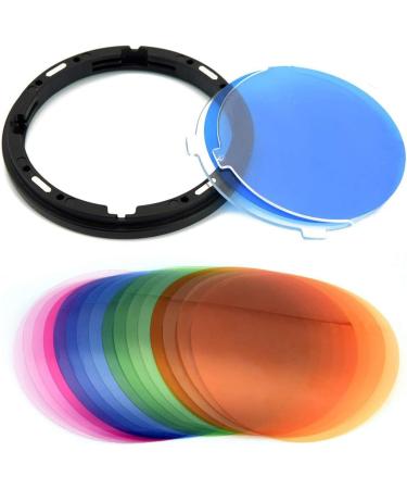 Godox AK-R16 Diffuser Plate with V11T Color Gel Set for V1-C/N/S & AD200/PRO + H200R Flash Head - 32 Pieces - Buy Online on GoSupps.com