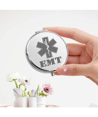 EMT Pocket Mirror - Compact Makeup Mirror for Emergency Medical Technicians, Nurses, Paramedics - Ideal Gift - Buy Online on GoSupps.com
