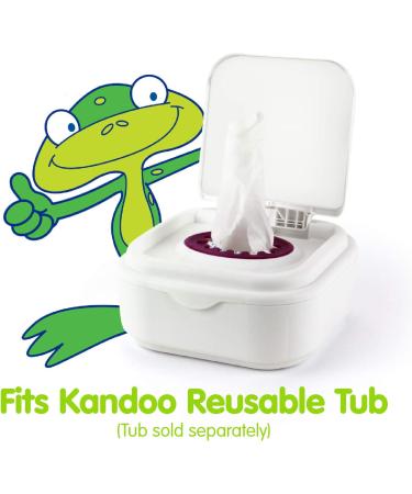 Kandoo Flushable Wipes for Baby and Kids - Unscented, Hypoallergenic, 50 Count (Pack of 12) - Buy Online on GoSupps.com