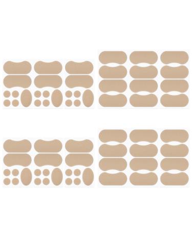 Sibba 8 Sheets Thin Moleskin Tape Flannel Pads  Adhesive Foam Blister for Feet  Foot Care Tape Patches Waterproof Shoe Heel Inserts Protectors Plasters Pads for Chafing Blister for Men Women (12)