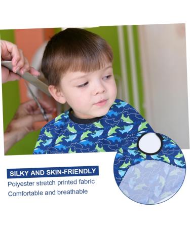 Beaupretty Barber Apron Kids Printing Haircutting Cloth Haircutting Shawl Haircutting Gown Polyester Pongee Cloth kids apron kid aprons apron for kids waterproof apron robe Apron Release - Buy Online on GoSupps.com