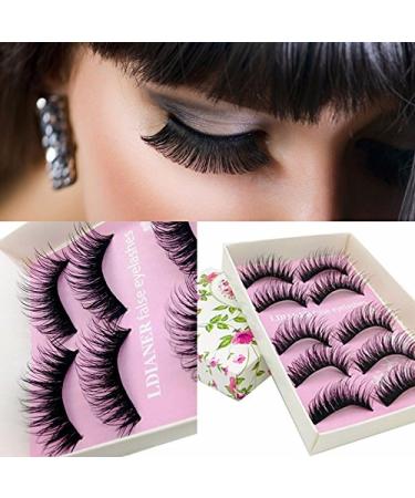 YOUNG 3D False Eyelashes - 5 Pairs of Natural Black Mink Hair for Stunning Makeup (AMX14) - International Shipping Available - Buy Online on GoSupps.com
