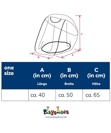 Playshoes Unisex Mosquito Net for Baby Carrier 601002 - Black One Size | International Shipping Available - Buy Online on GoSupps.com