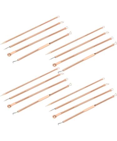 Qukaim Blackhead Removal Tool Pimple Blackhead Remover Tool Kit 4 Set Stainless Steel Comedone Extractor for Professional Zit Whitehead Popper - Buy Online on GoSupps.com