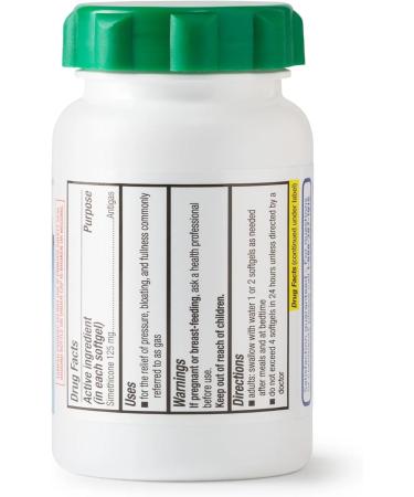 Extra Strength Gas Relief Softgels Value Size 125 mg 150 Count + Create Sticker - Buy Online on GoSupps.com